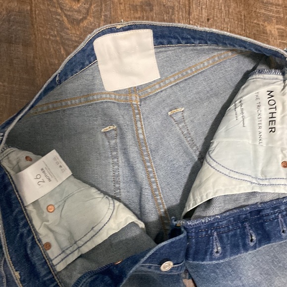 MOTHER THE TRICKSTER ANKLE CRYING ON HOLY GROUND HIGH RISE BUTTON FLY STRAIGHT - Picture 9 of 15